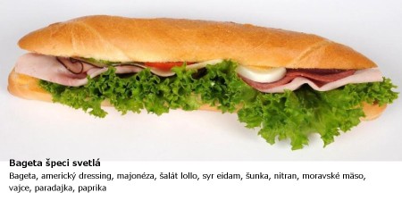 Bageta špeci svetlá 2,70 €